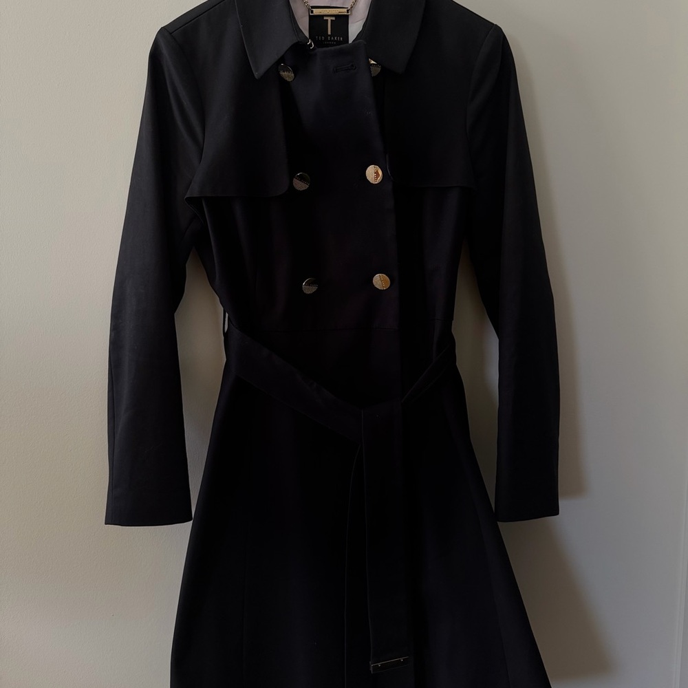Ted Baker Black Spring Coat